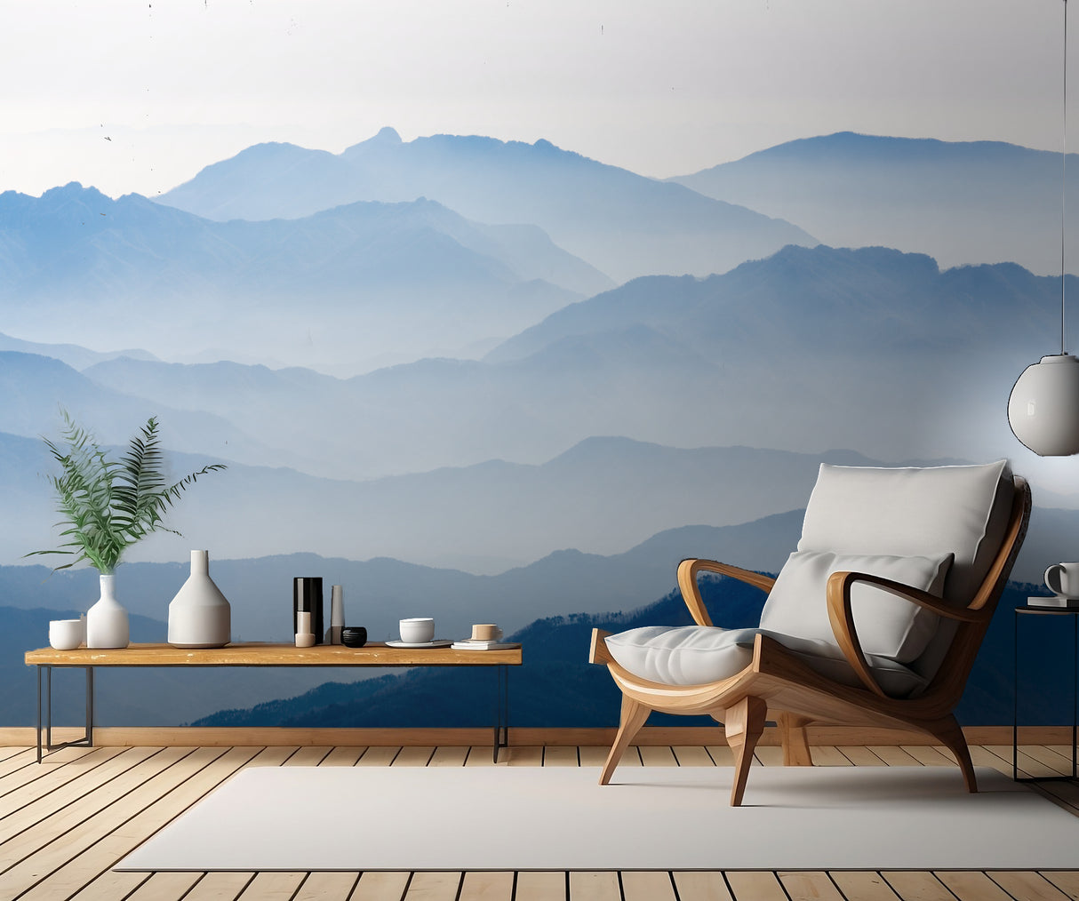 Misty Mountains Poster och Canvastavla