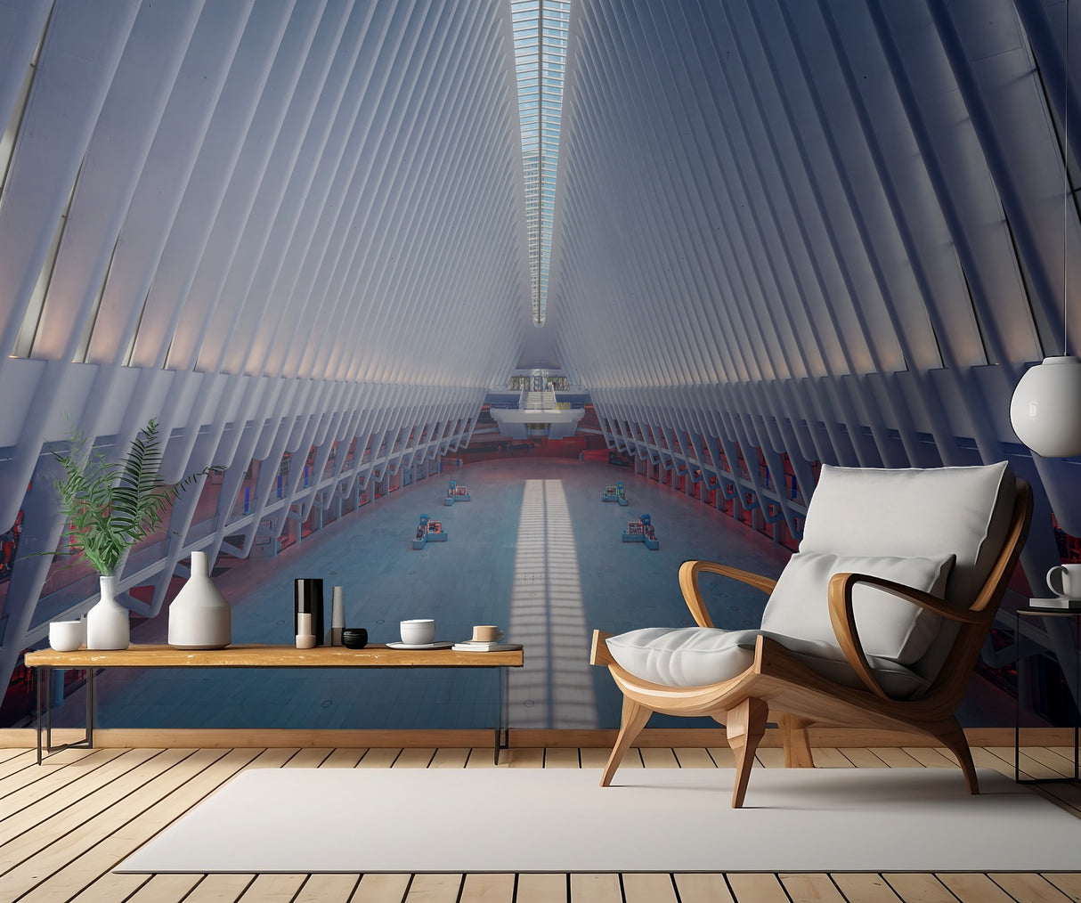 Inside the Oculus - Metro Station New York Poster och Canvastavla