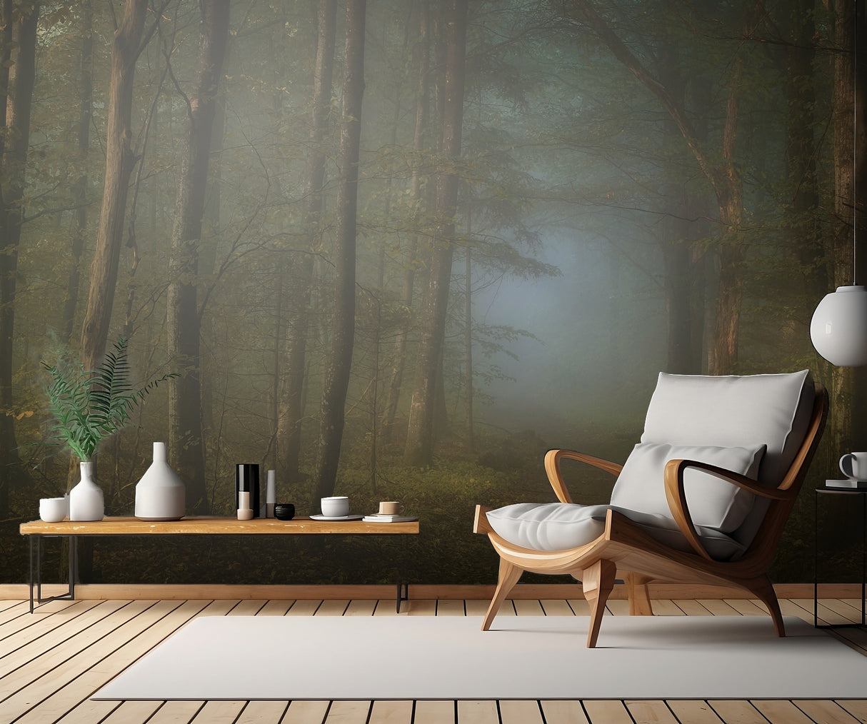 forest pathway Poster och Canvastavla