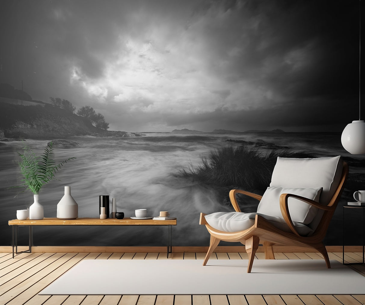 Rushes in the sea Poster och Canvastavla