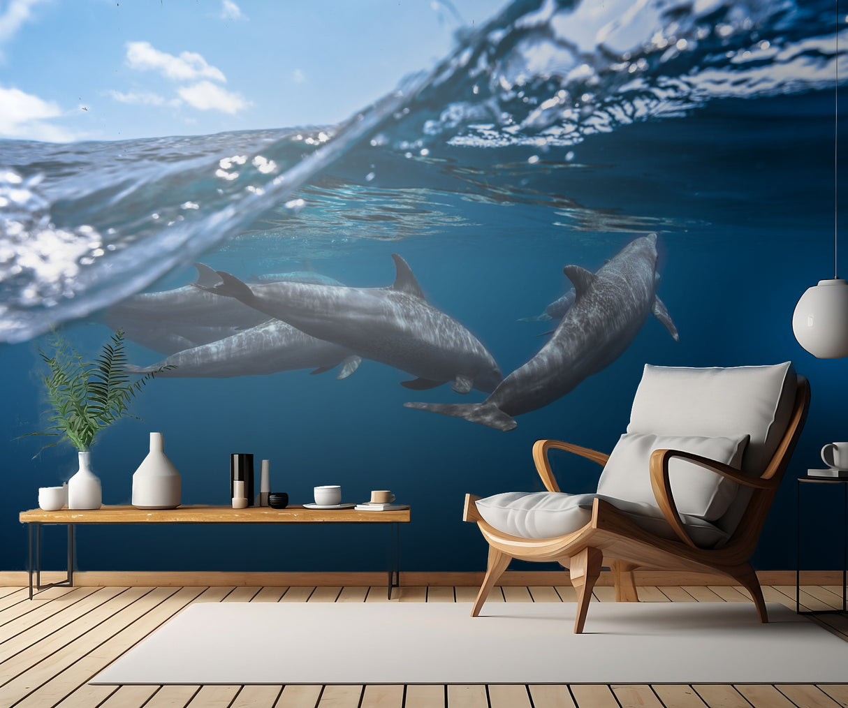 Dolphins Poster och Canvastavla
