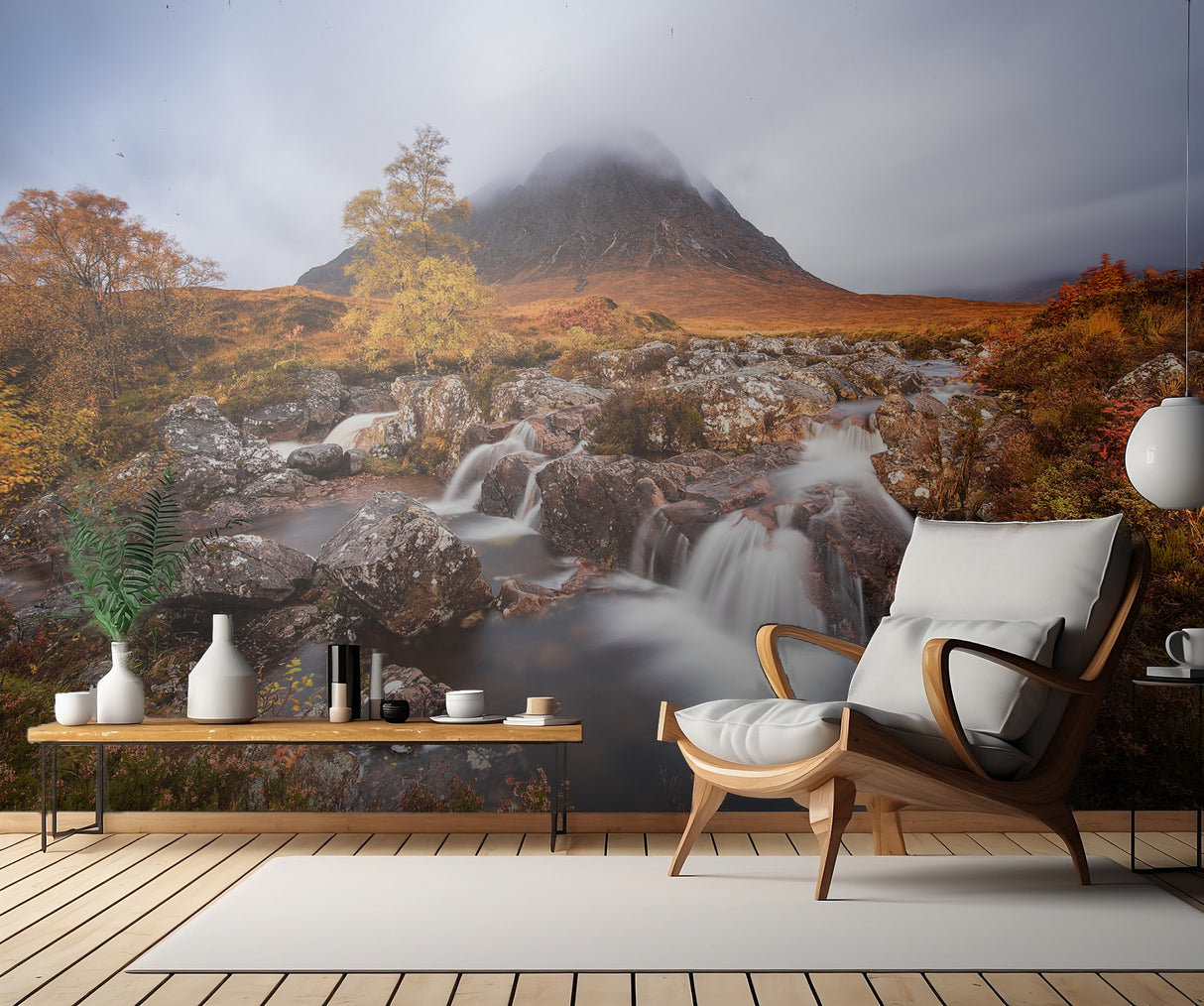 Autumn in the Glencoe Poster och Canvastavla