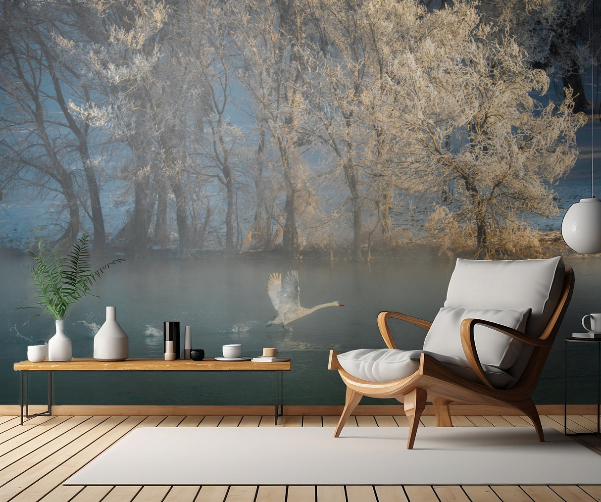 Spirit of a swan Poster och Canvastavla