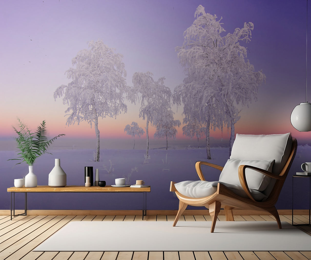 January evening Poster och Canvastavla