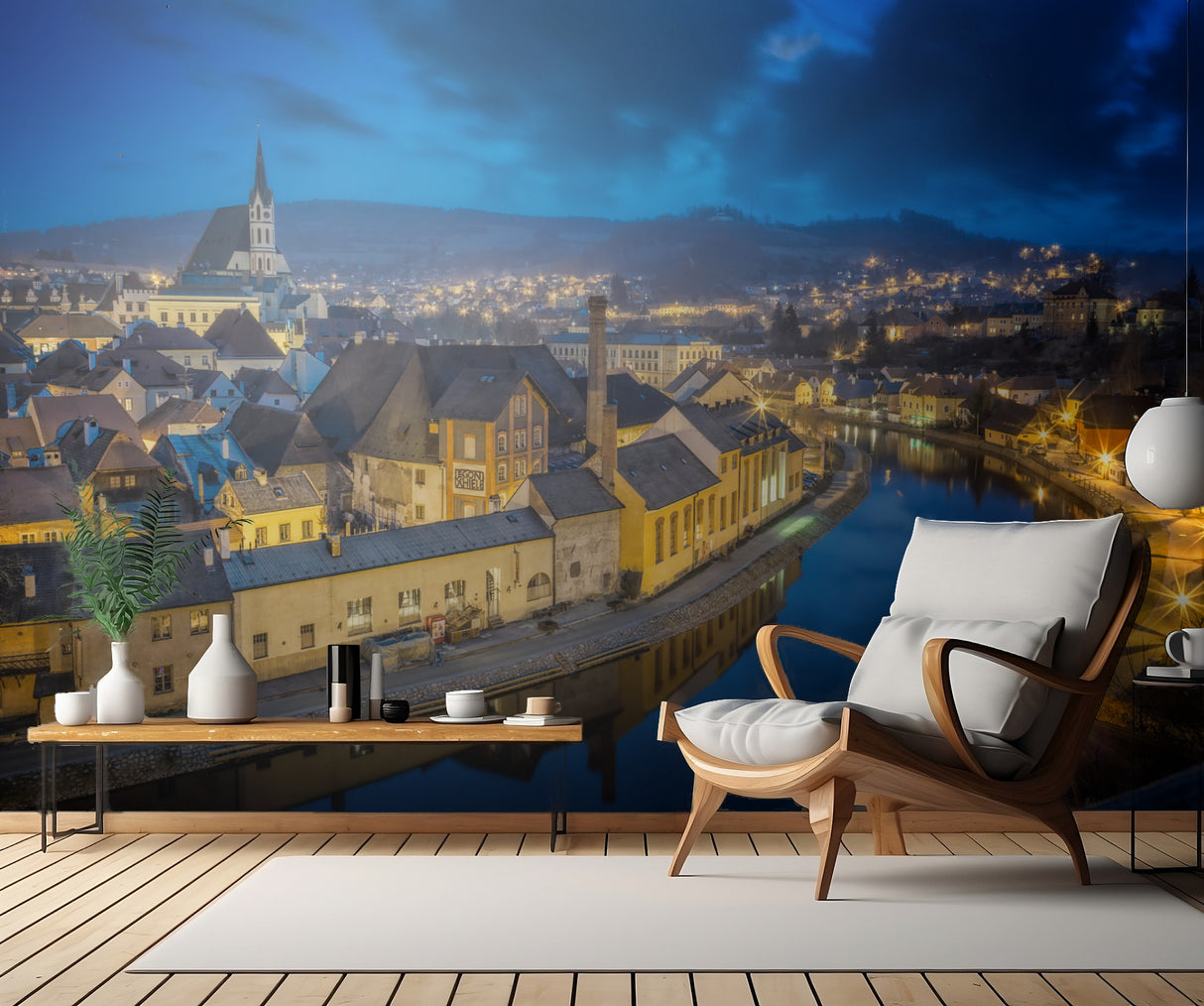 Magical Cesky Krumlov Poster och Canvastavla