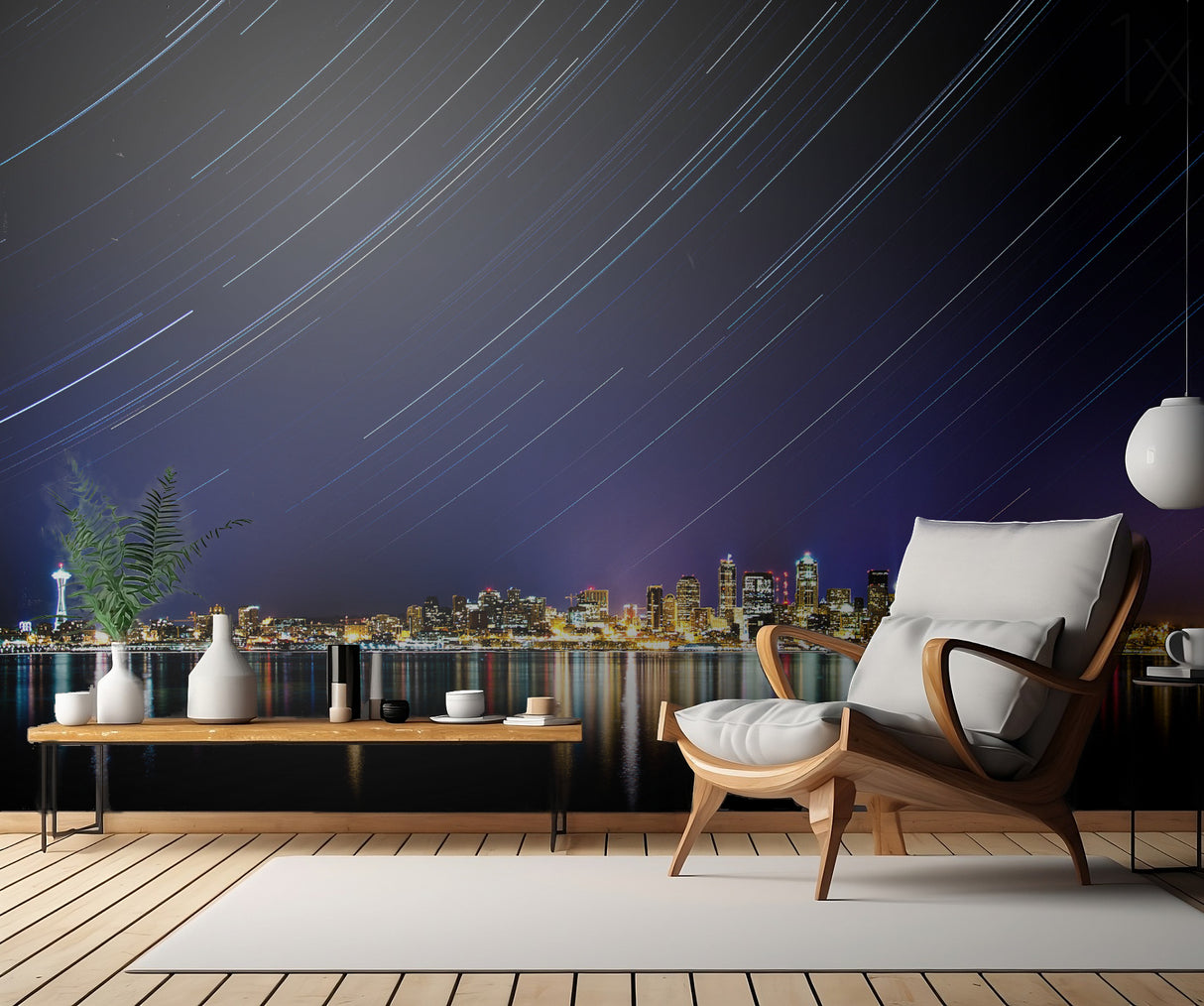 Seattle Stars Poster och Canvastavla