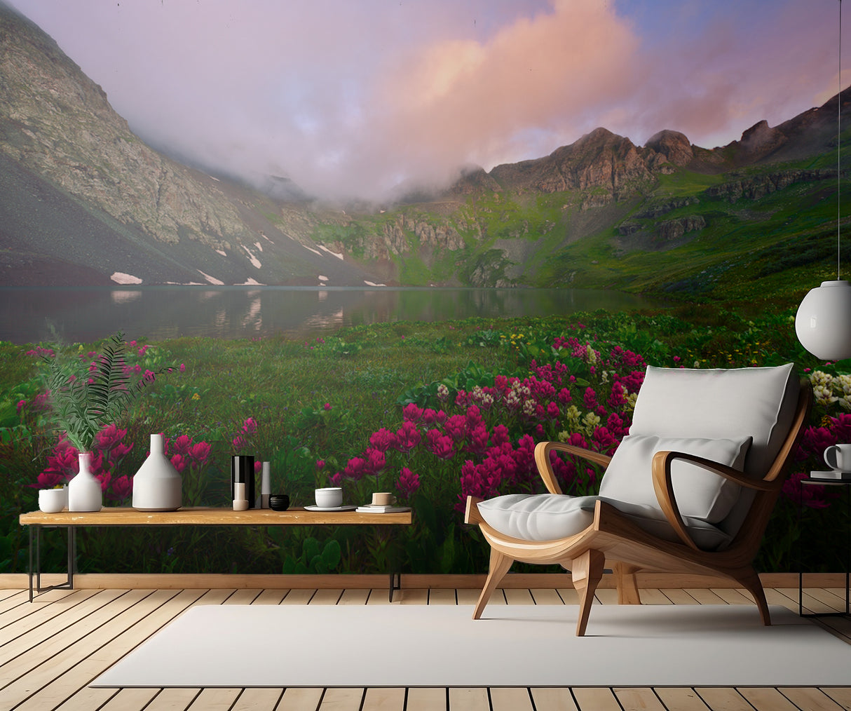 Clear Lake Dawn Poster och Canvastavla