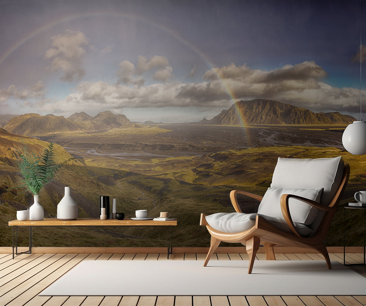 The land of blue skies rain Poster och Canvastavla