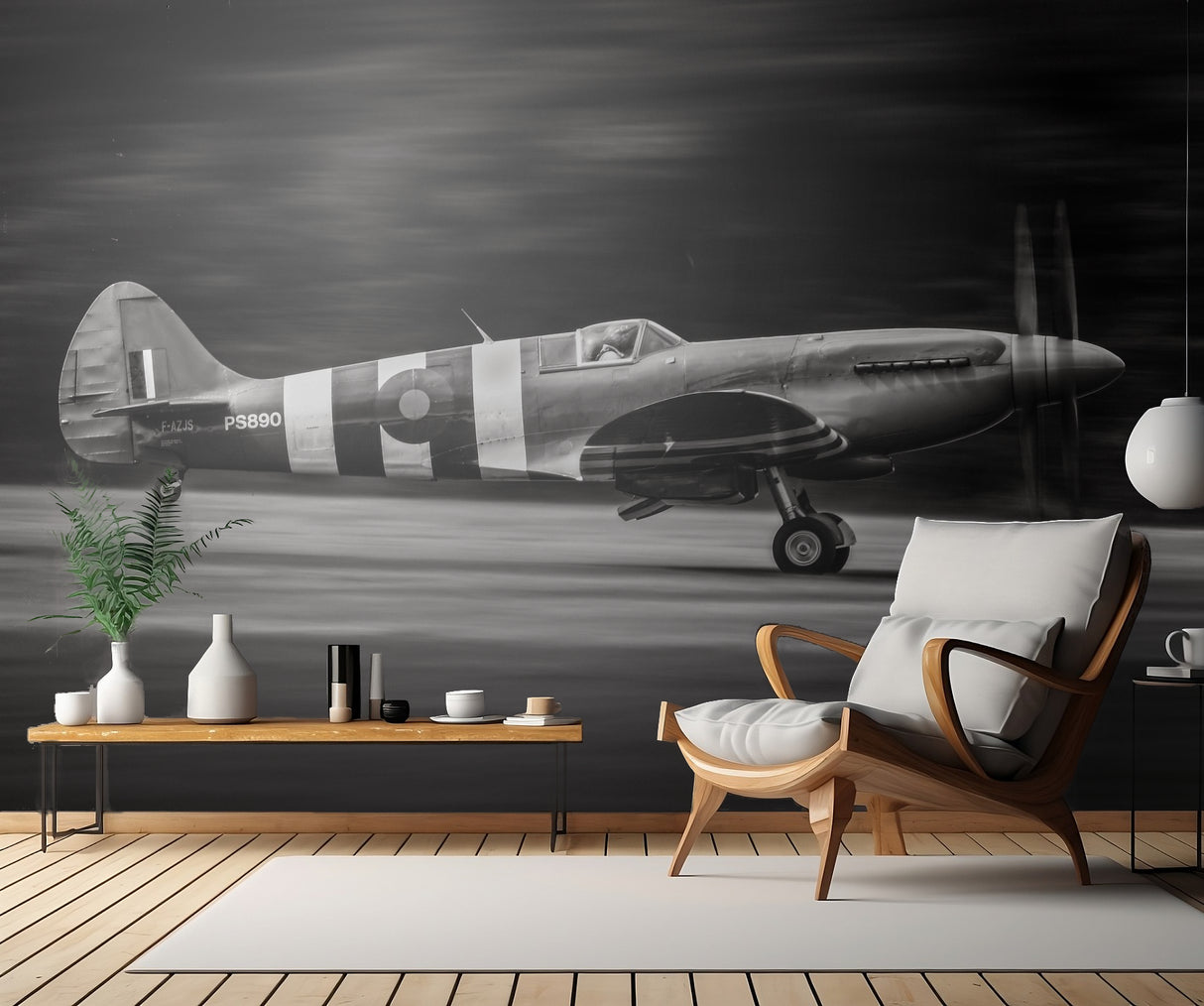 Spitfire MK XIX Poster och Canvastavla