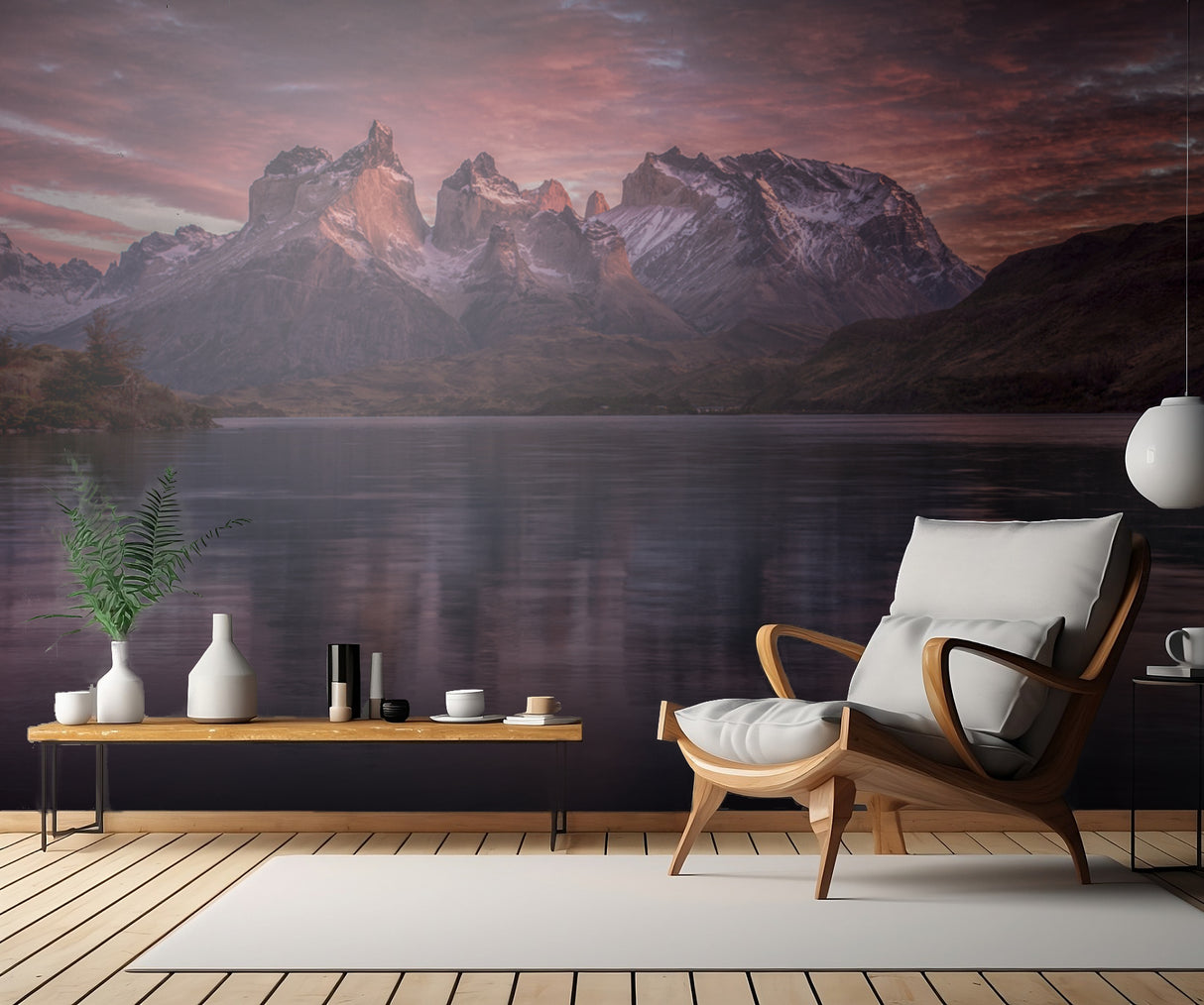 Purple mirroring Poster och Canvastavla
