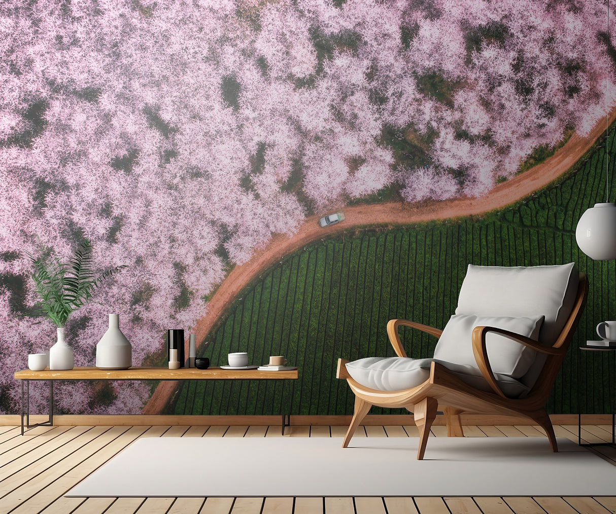 The road of flower Poster och Canvastavla