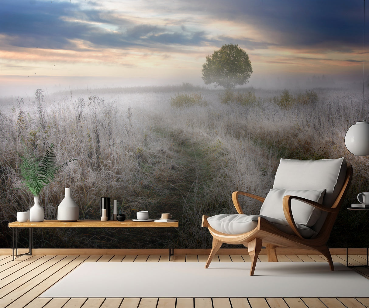 Frosty Morning Poster och Canvastavla