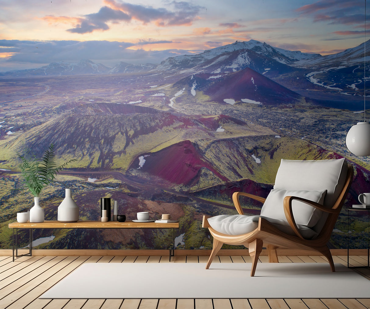 Land of Volcanos Poster och Canvastavla