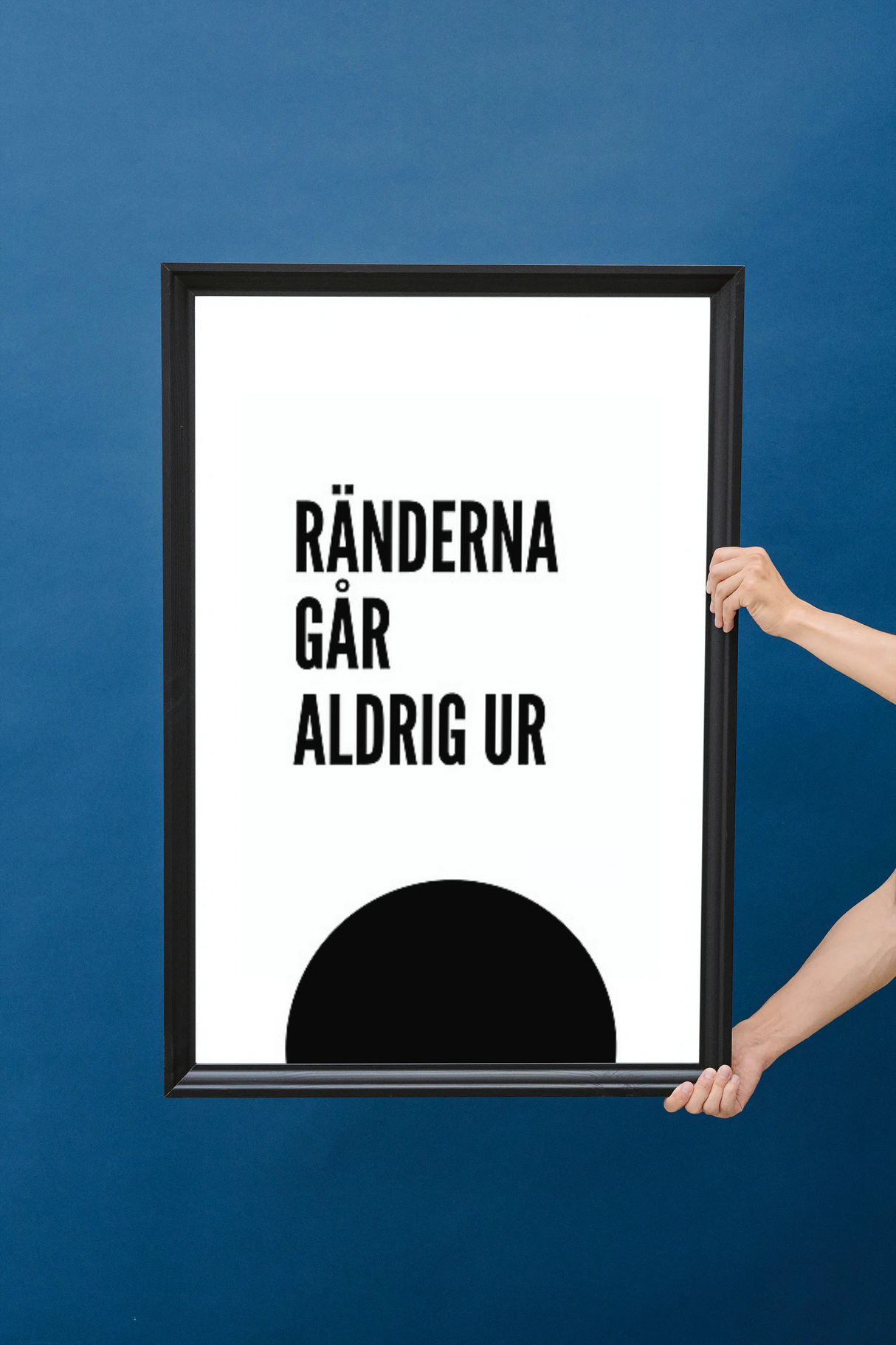 Landskrona Bois Blackball - Ränderna går aldrig ur Min Poster