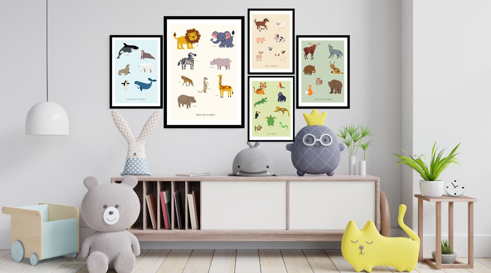 Barnposters Tavelvägg för barnposters