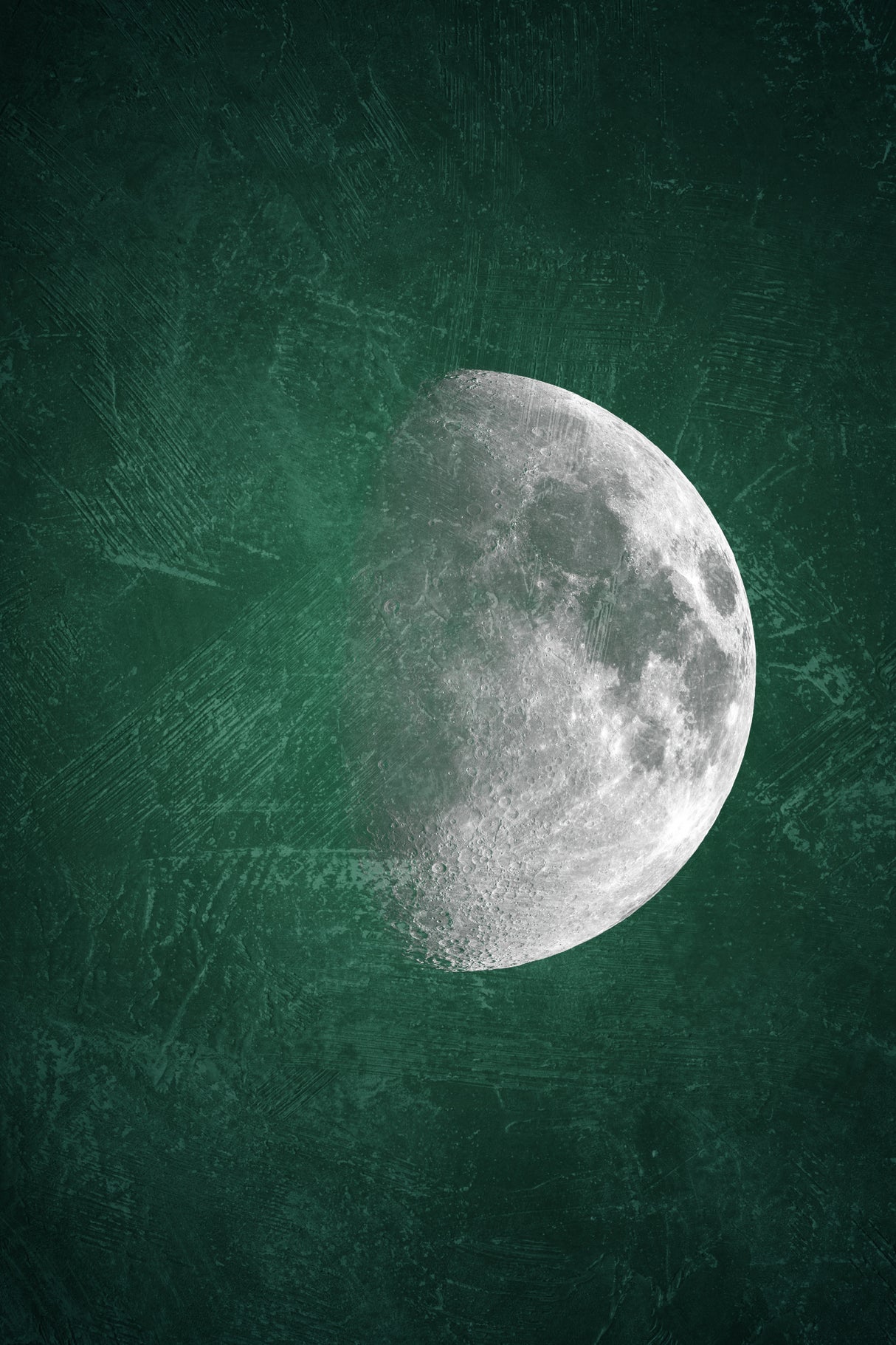 Jade Moon No4 Poster och Canvastavla