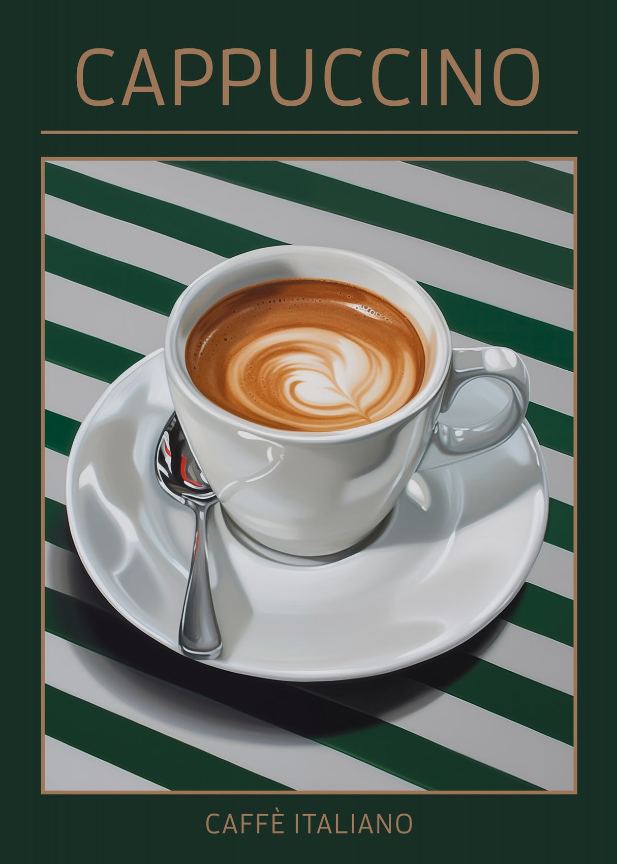 Cappuccino Poster och Canvastavla