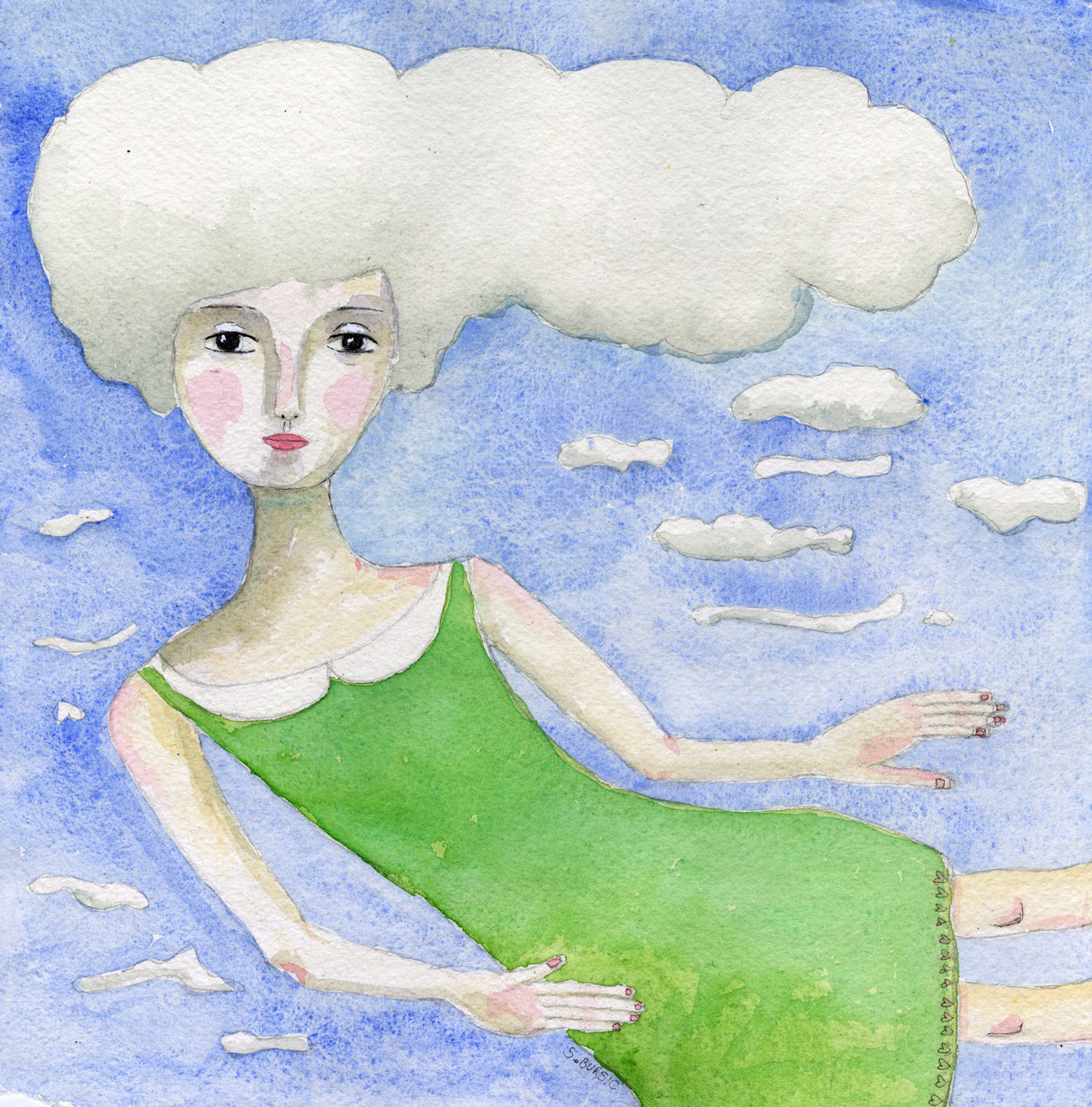 Head in the Clouds Poster och Canvastavla