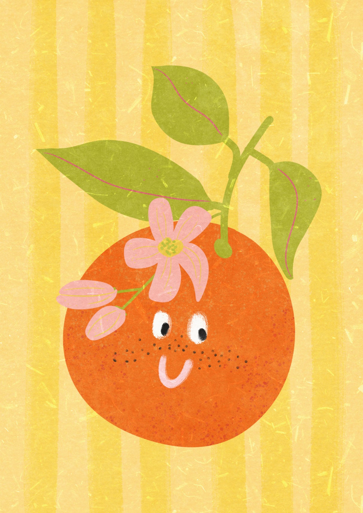 Hello orange Poster och Canvastavla