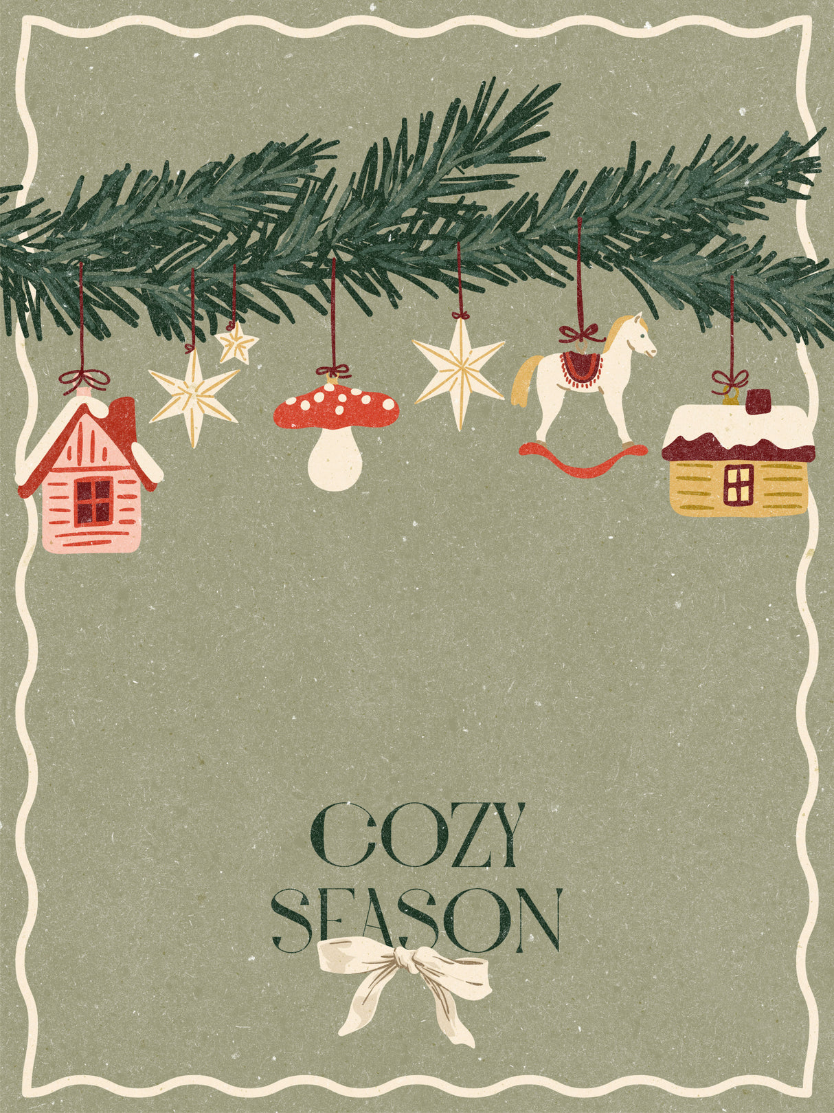 Toys on the Christmas tree Poster och Canvastavla
