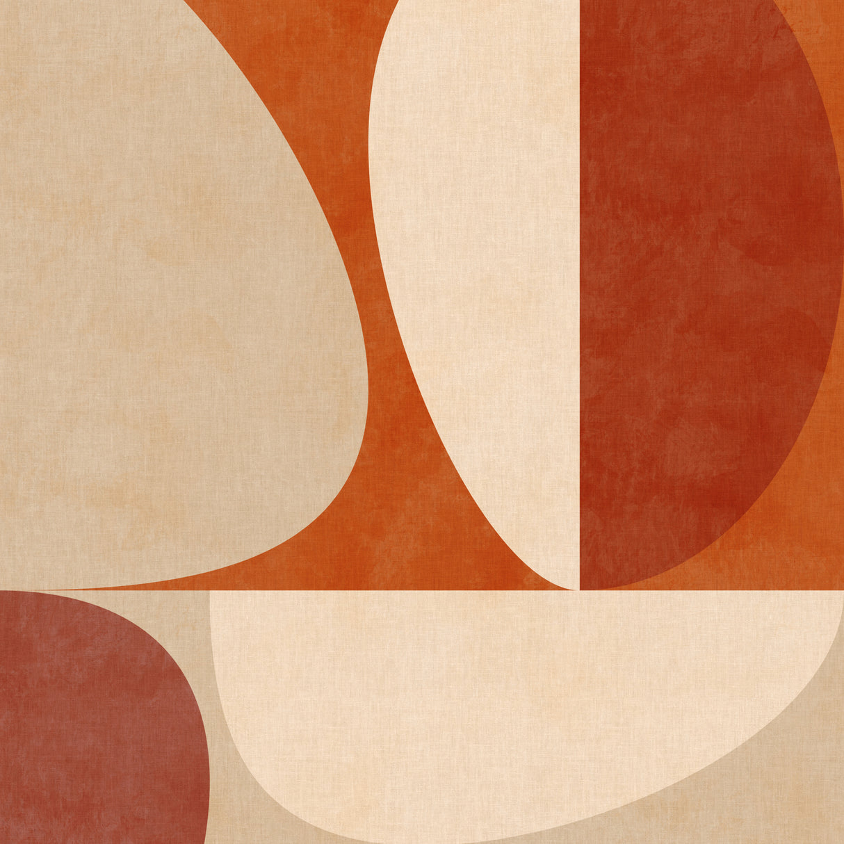 Autumn Mid Century Earthy3 Poster och Canvastavla