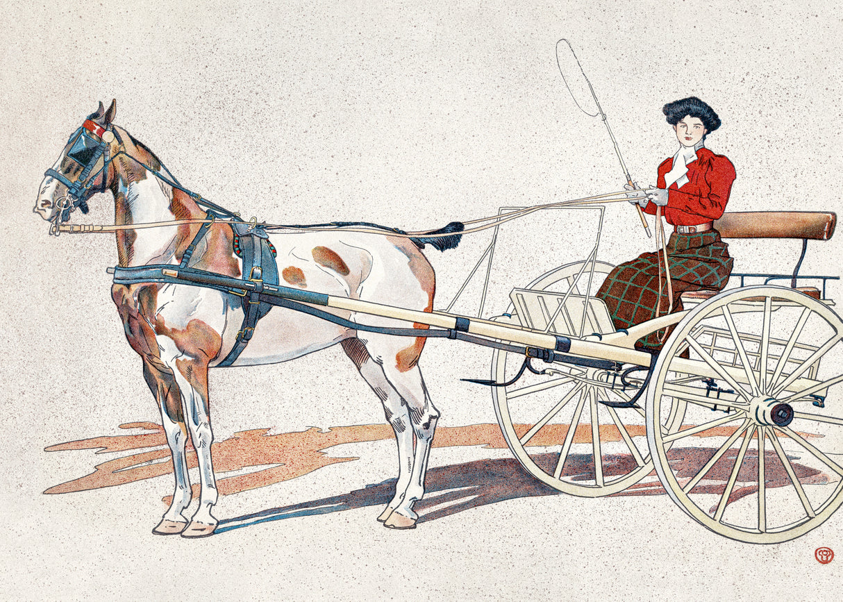 A Kentucky Breaking Cart (ca.1900) Poster och Canvastavla