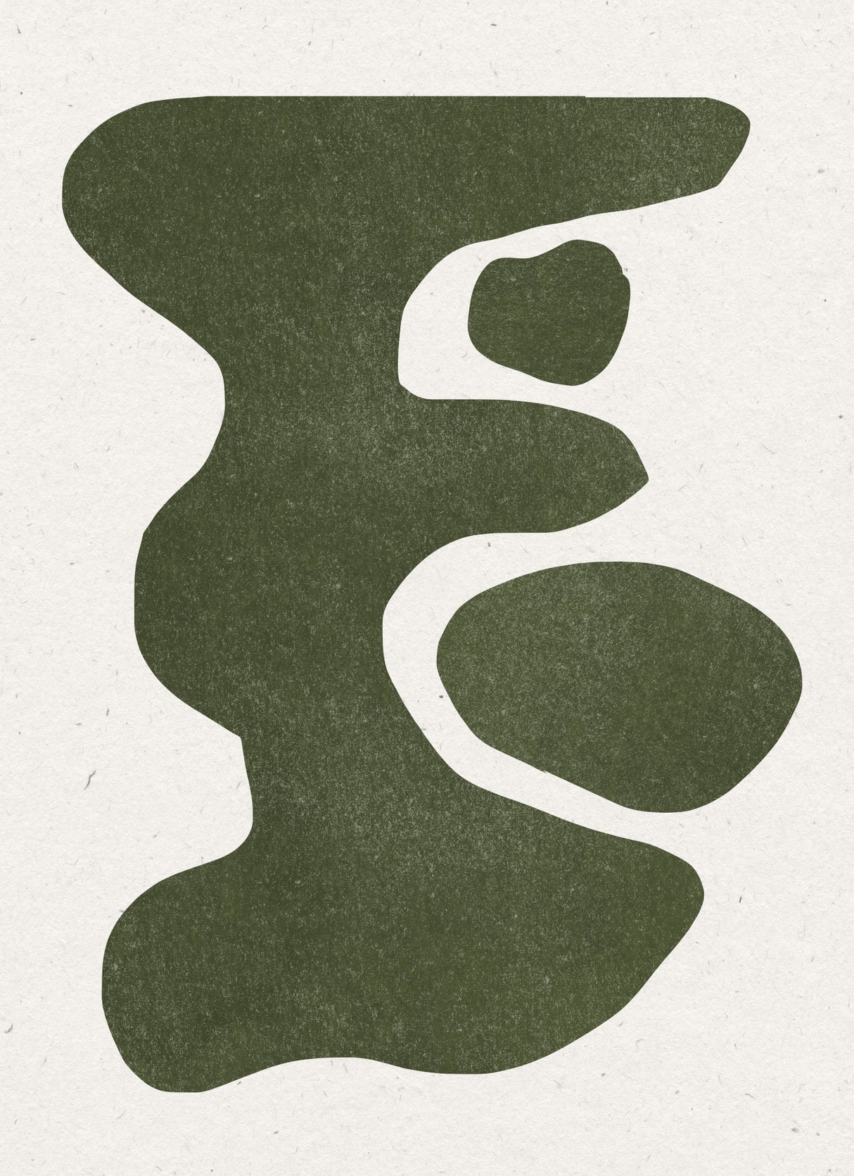 Abstract Retro Shapes Poster och Canvastavla
