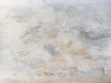 Coastal Misty Abstract Painting Poster och Canvastavla
