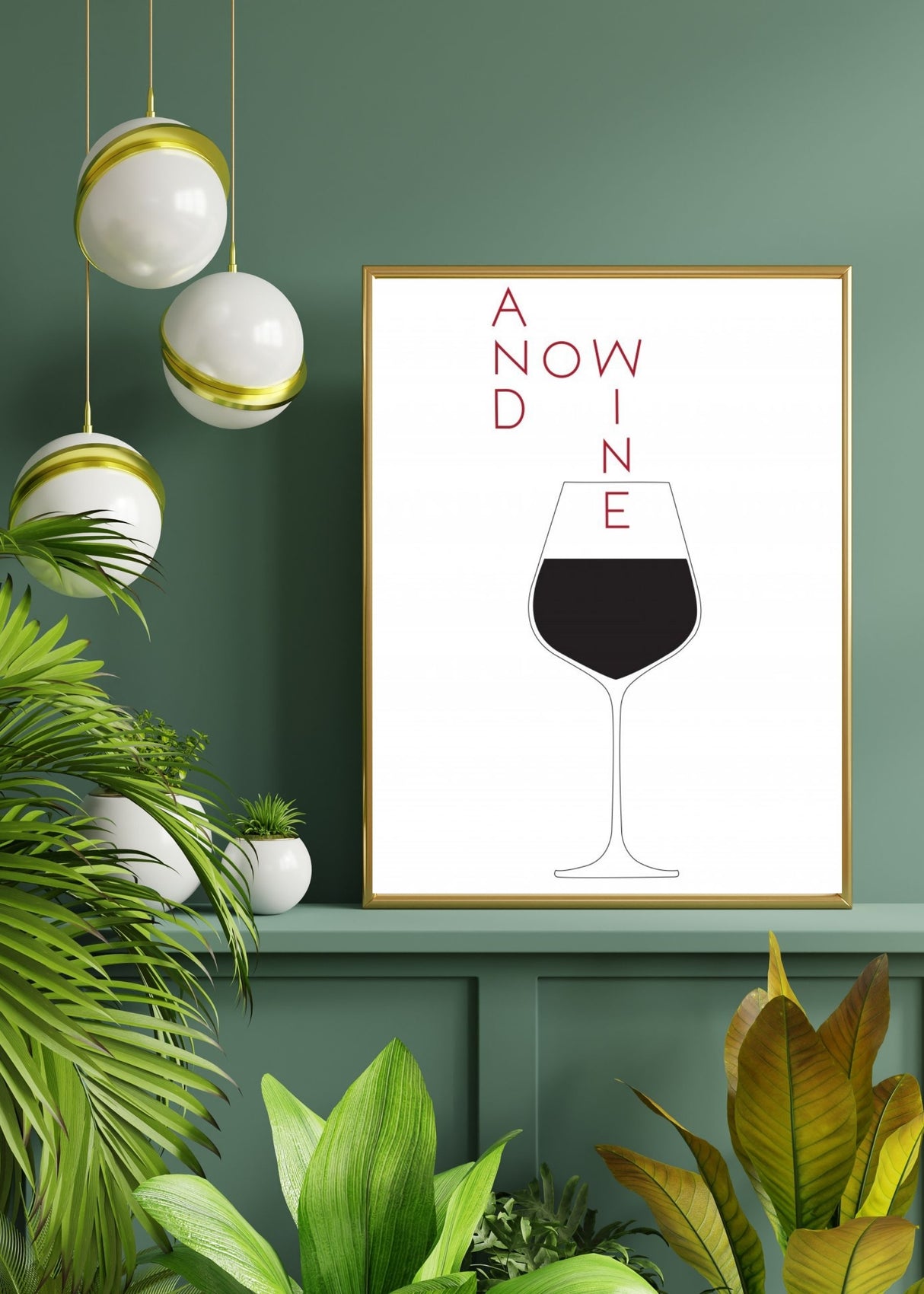 And Now Wine Poster