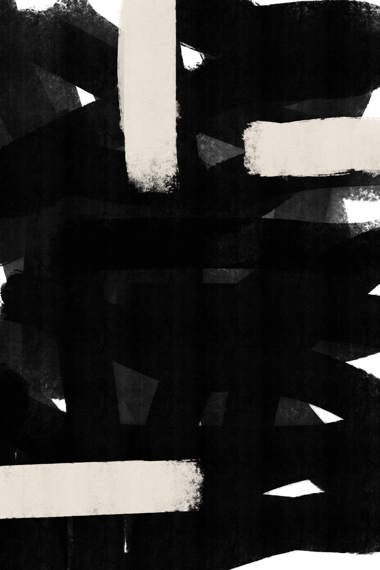 Abstracto Crossed Poster och Canvastavla