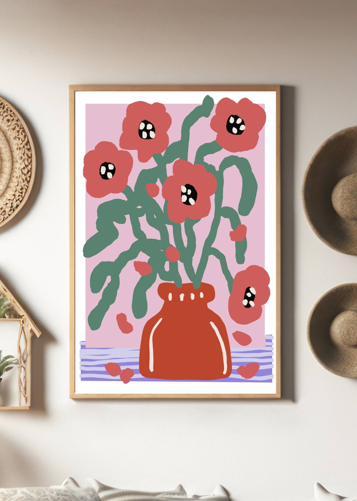 Flower Impression Poster och Canvastavla