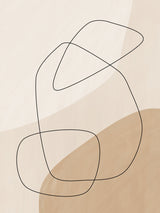 Graphic Shapes & Lines Poster Poster och Canvastavla