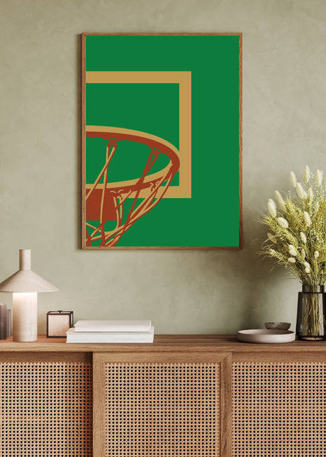 Boston basket poster