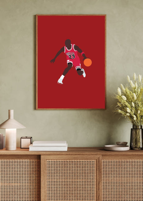 Jordan Bulls dribble poster