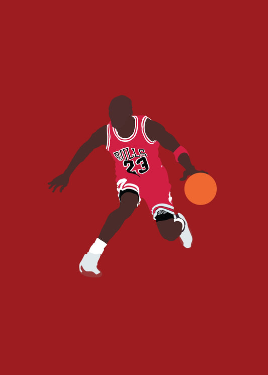 Jordan Bulls dribble poster
