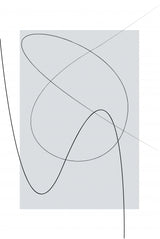 Gray Abstract Poster och Canvastavla