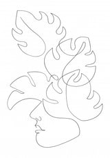 Monstera Crown Poster och Canvastavla
