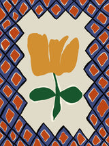 Petal plaid playtime II Poster och Canvastavla