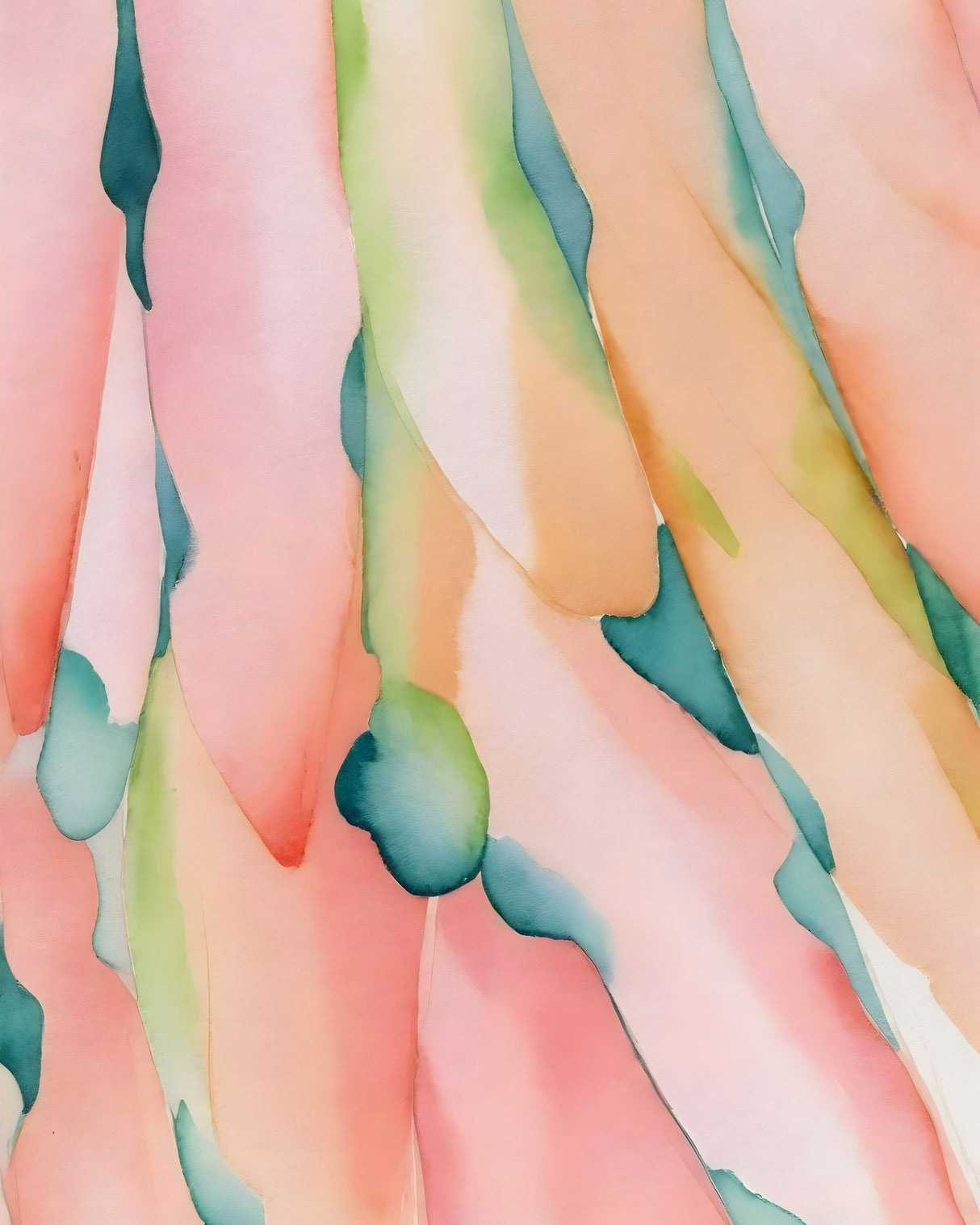 Blush Feathers Poster och Canvastavla