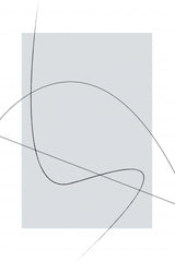 Gray Abstracta Poster och Canvastavla