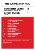 1999 Manchester United European Cup Final