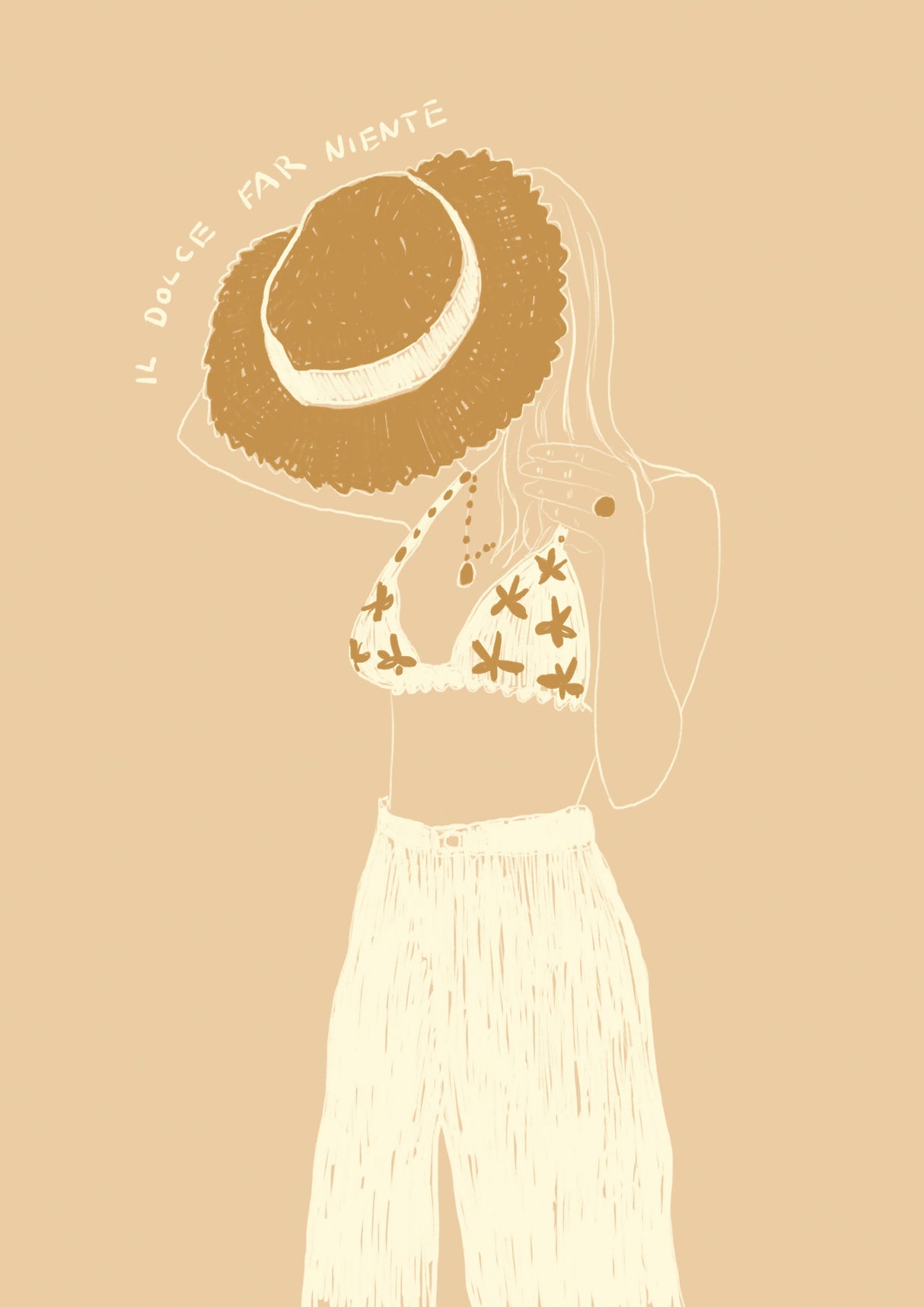 Summergirl Up Poster och Canvastavla