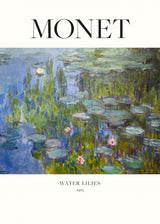 Water Lilies 1915 Poster och Canvastavla