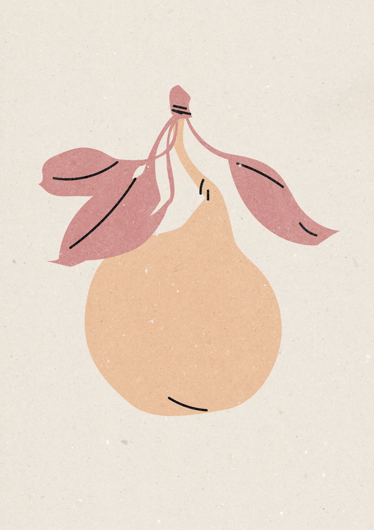 Pear Poster och Canvastavla