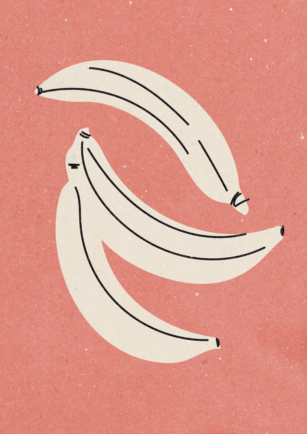 Banana Poster och Canvastavla