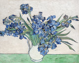 Vincent Van Gogh's Irises (1890). Poster och Canvastavla