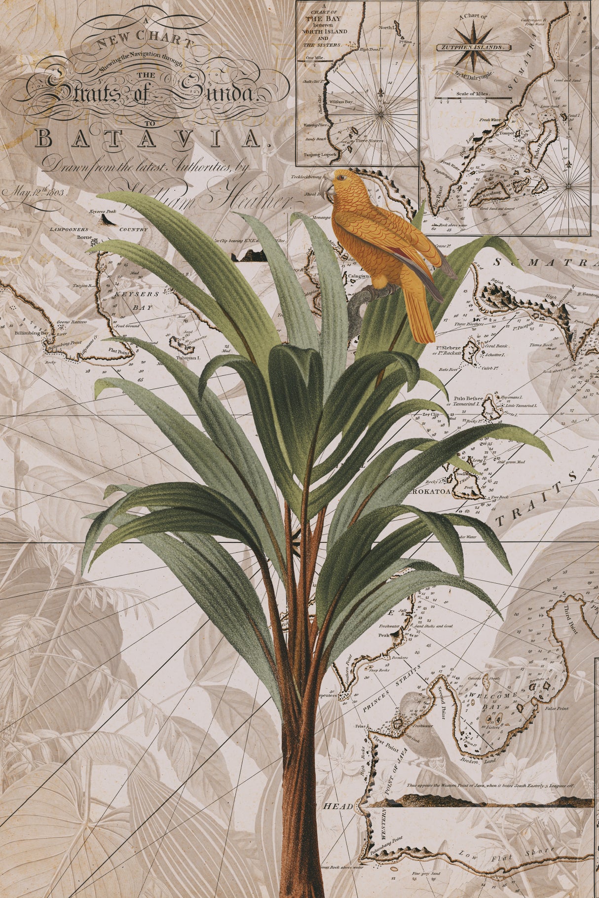 Indonesia Jungle Paradise No2 Poster och Canvastavla
