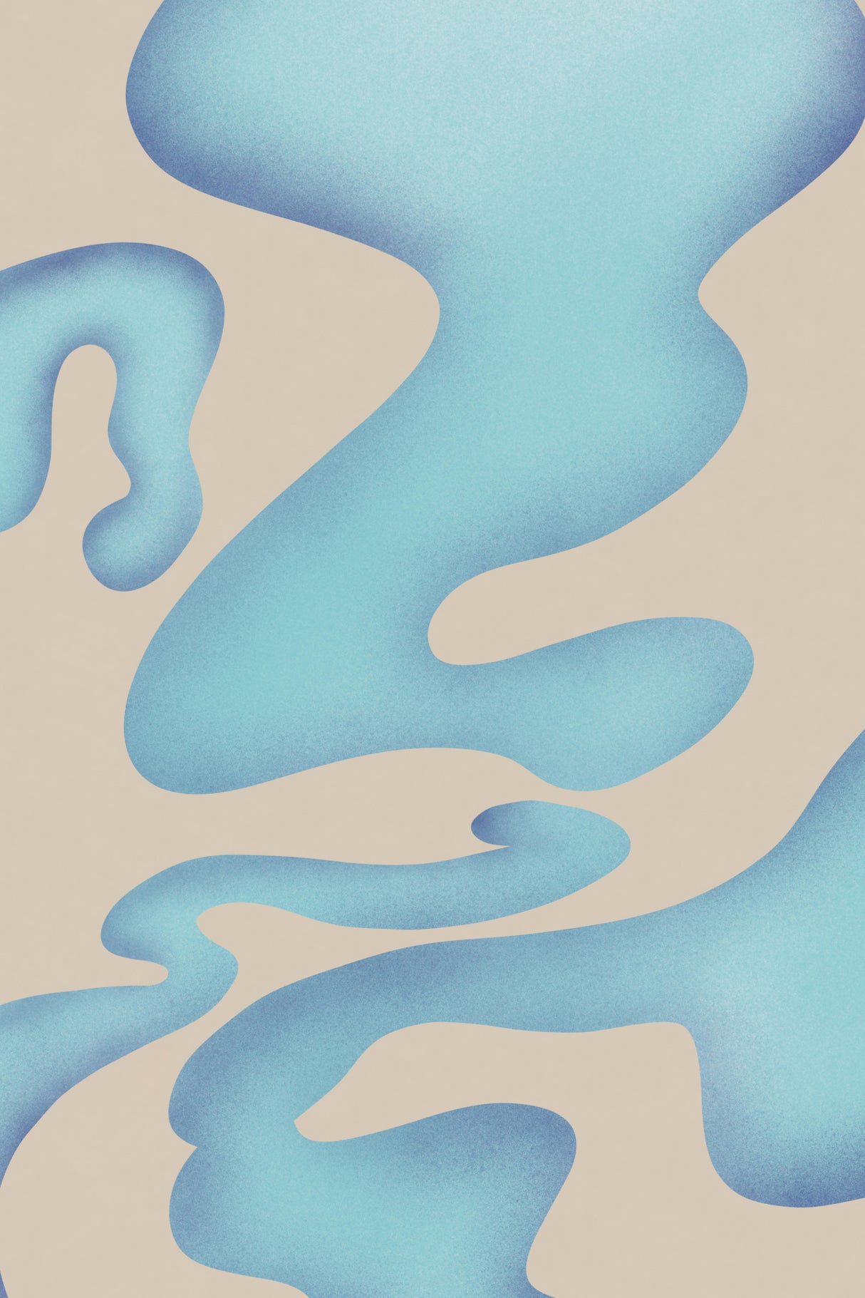 Abstract liquid Poster och Canvastavla