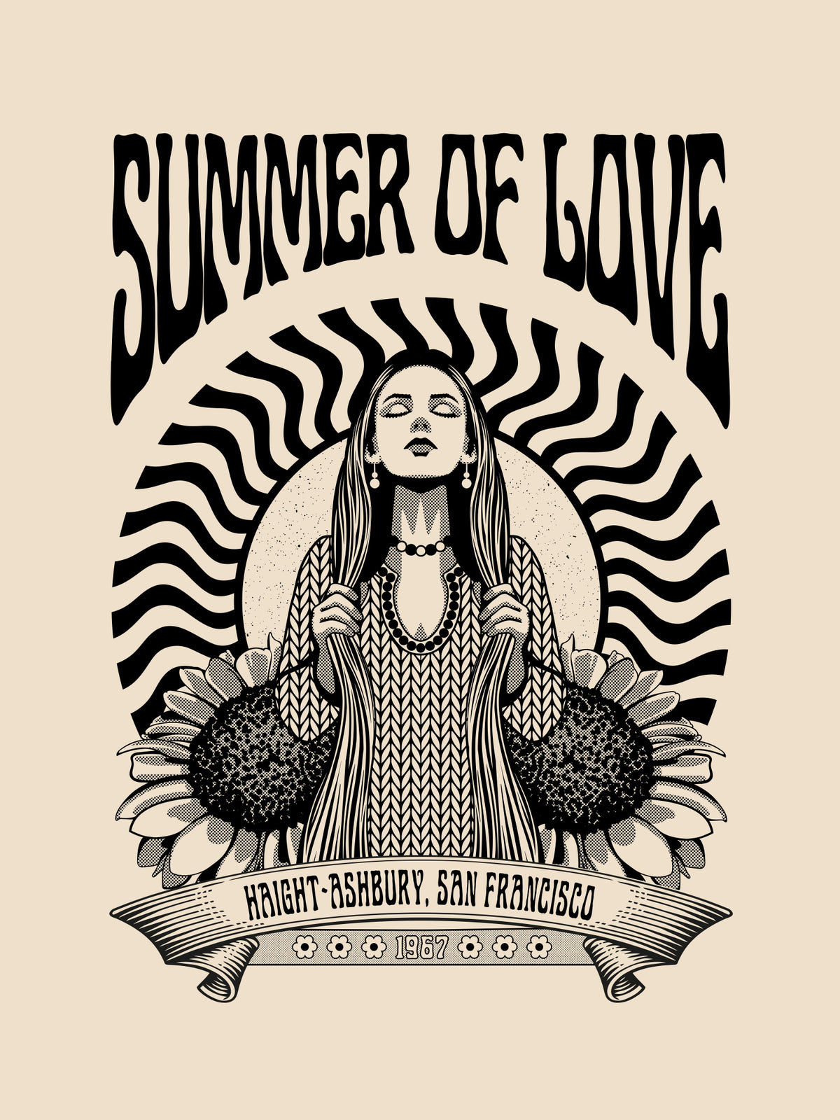Summer of Love 1967 Poster och Canvastavla