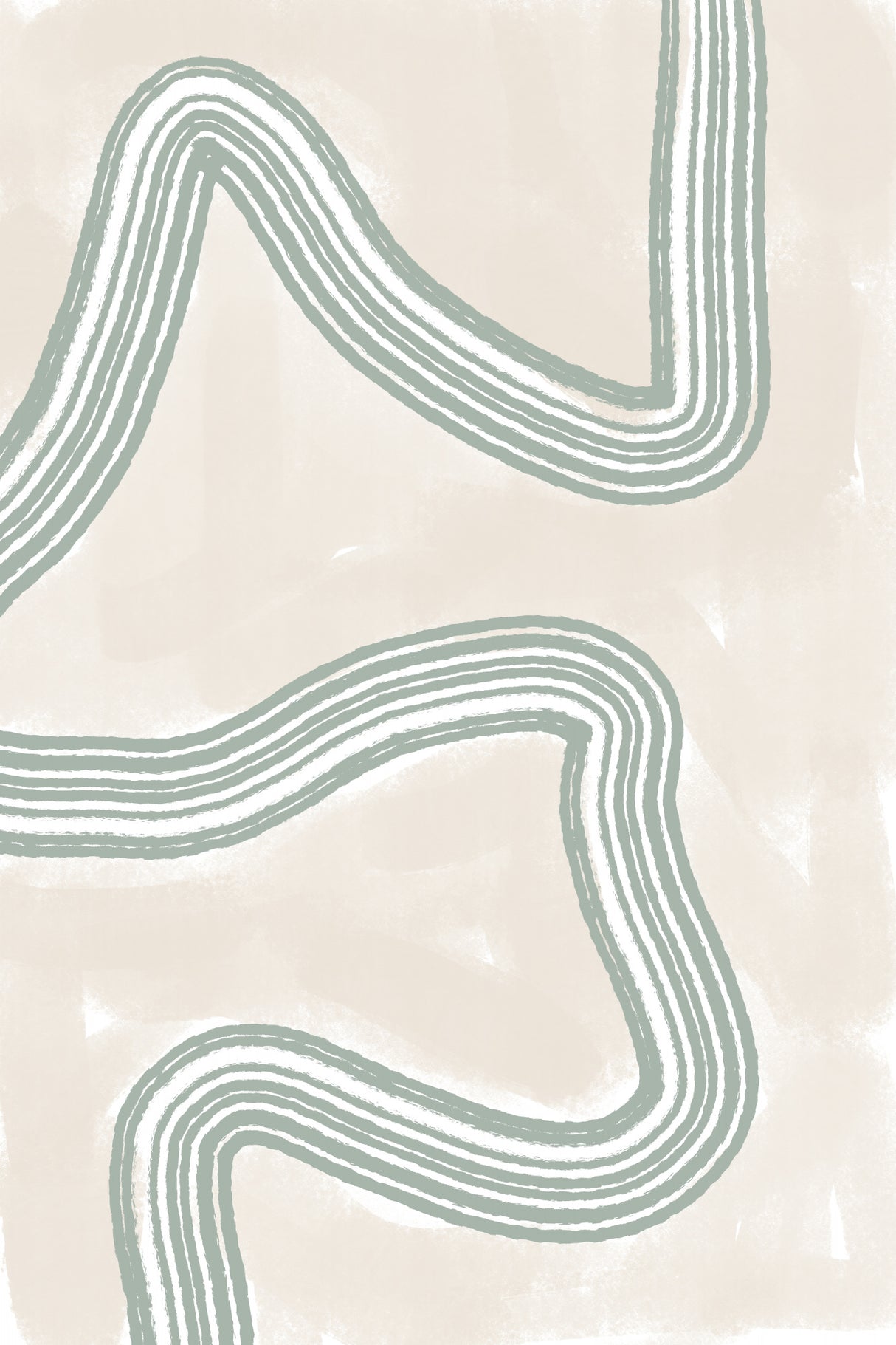 Abstracto Twist Poster och Canvastavla